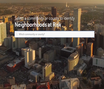Neighborhoods At Risk website preview