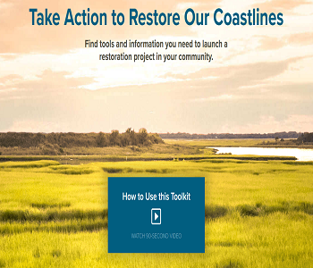 Coastal Restoration Toolkit website preview